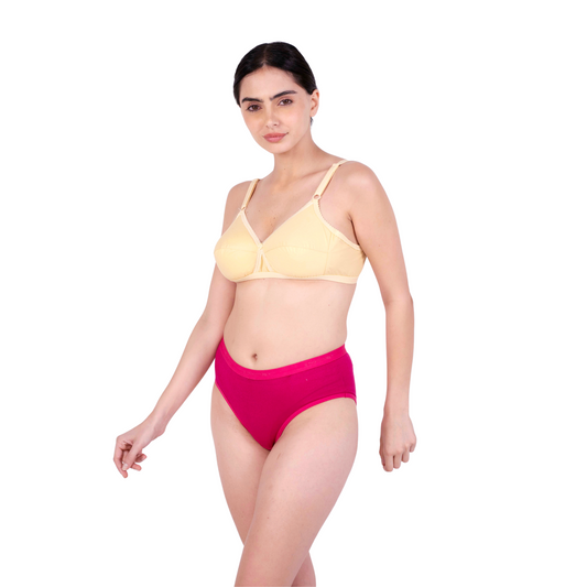Skin sweetheart padded bra and panty set  left view by gossip by mybra