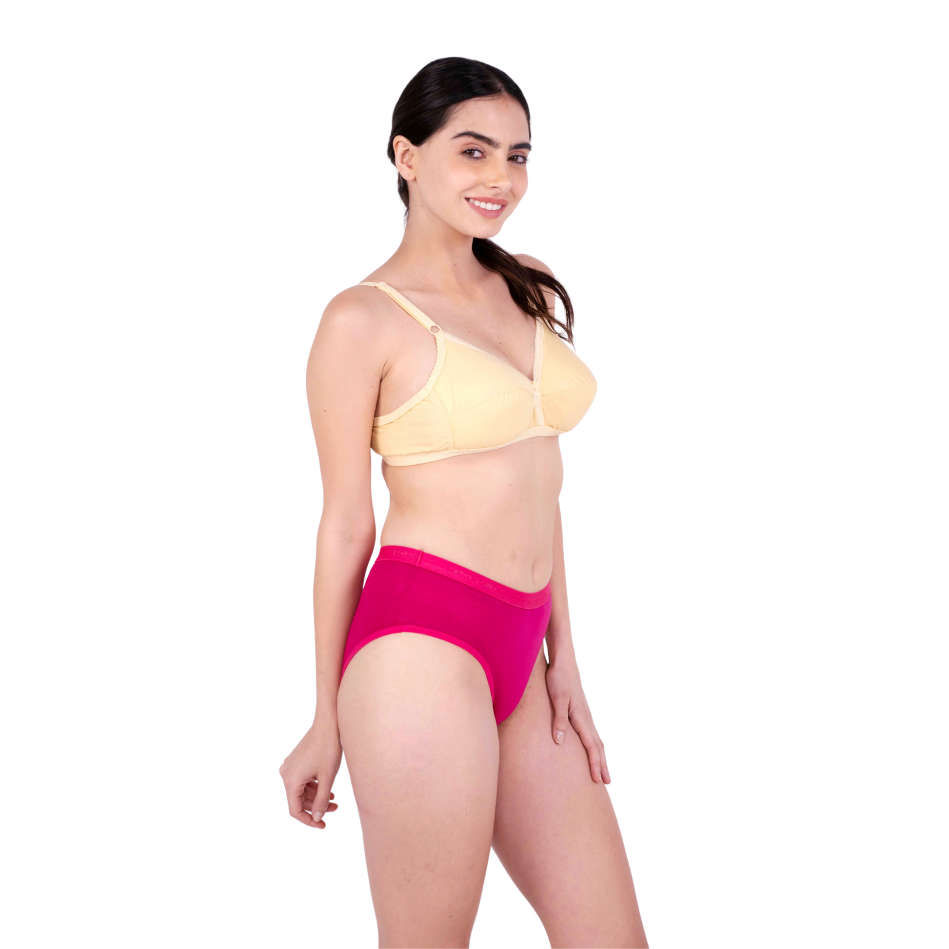 Skin sweetheart padded bra and panty set  right view by gossip by mybra