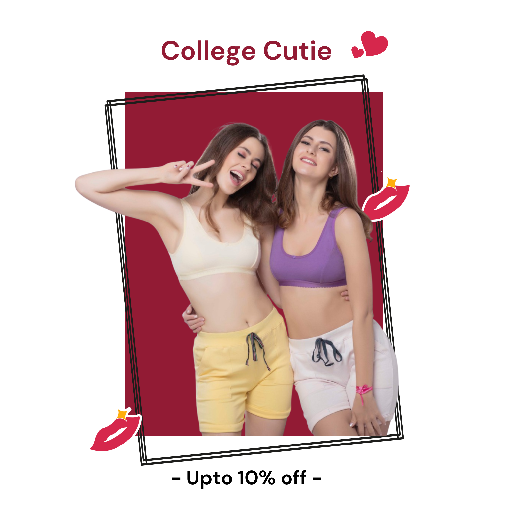 A woman wearing Gossip by mybra's Smooth and seamless T-shirt bra, designed for an invisible fit under any outfit. Showcasing T-shirt Bra Collection.