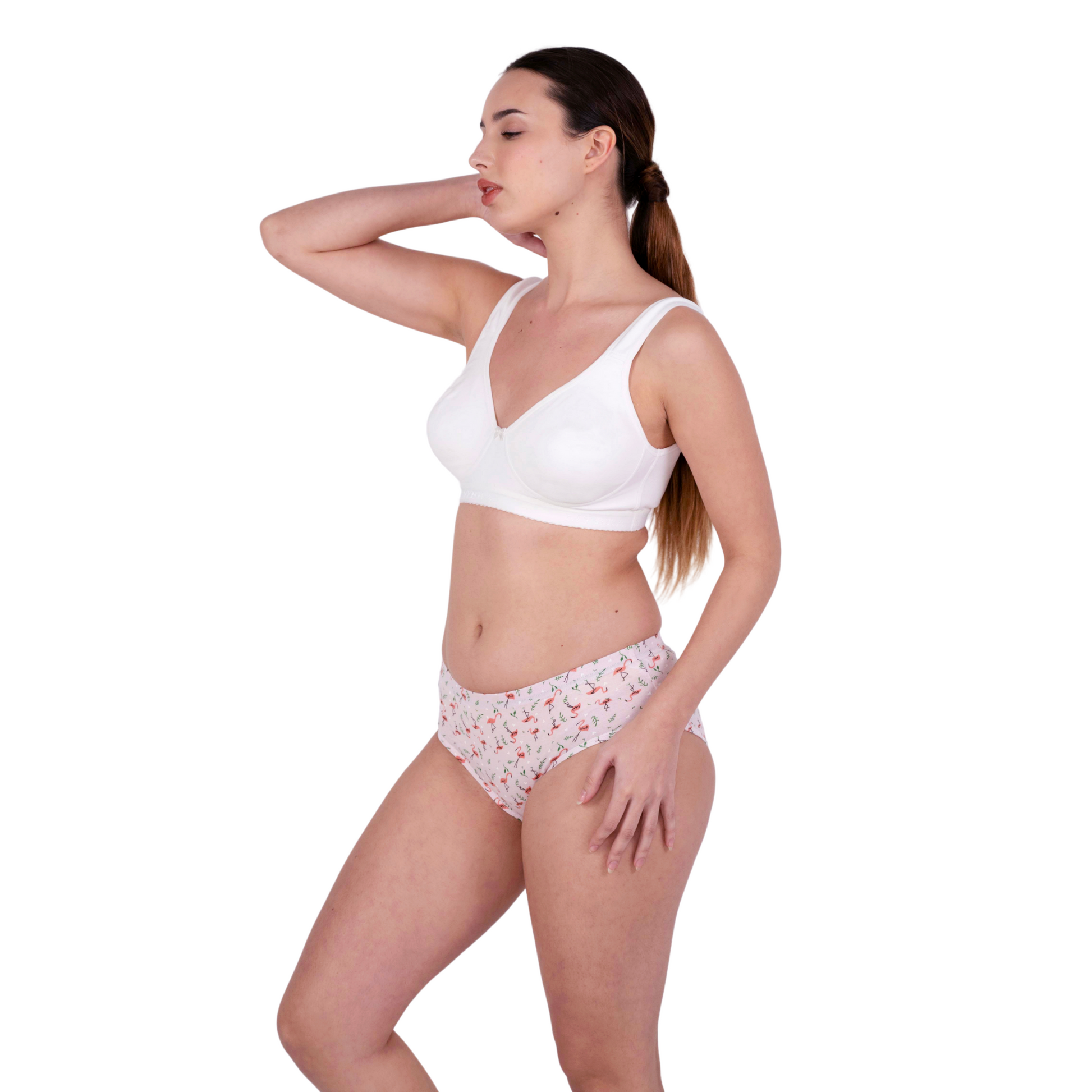 white Tiana sports bra left view by gossip by mybra